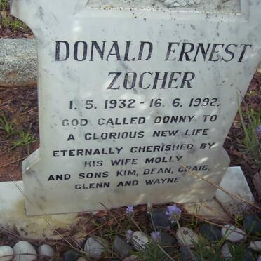 ZOCHER Donald Ernest 1932-1992