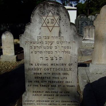 GOTTSCHALK Harry 1901-1922