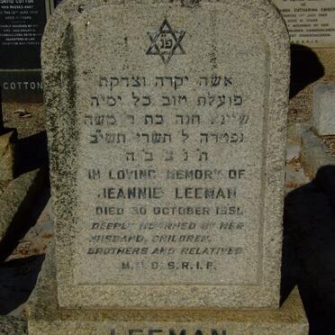 LEEMAN Jeannie -1951