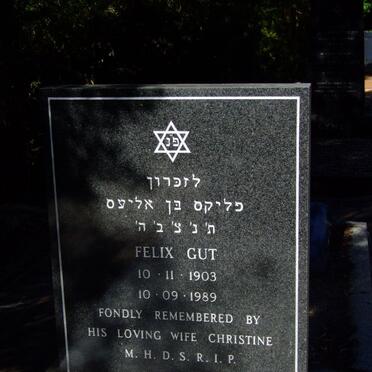 GUT Felix 1903-1989