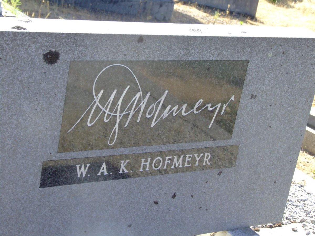 HOFMEYR W.A.K.