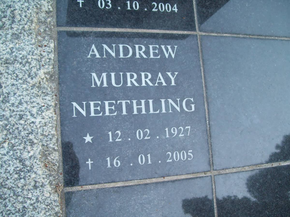 NEETHLING Andrew Murray 1927-2005