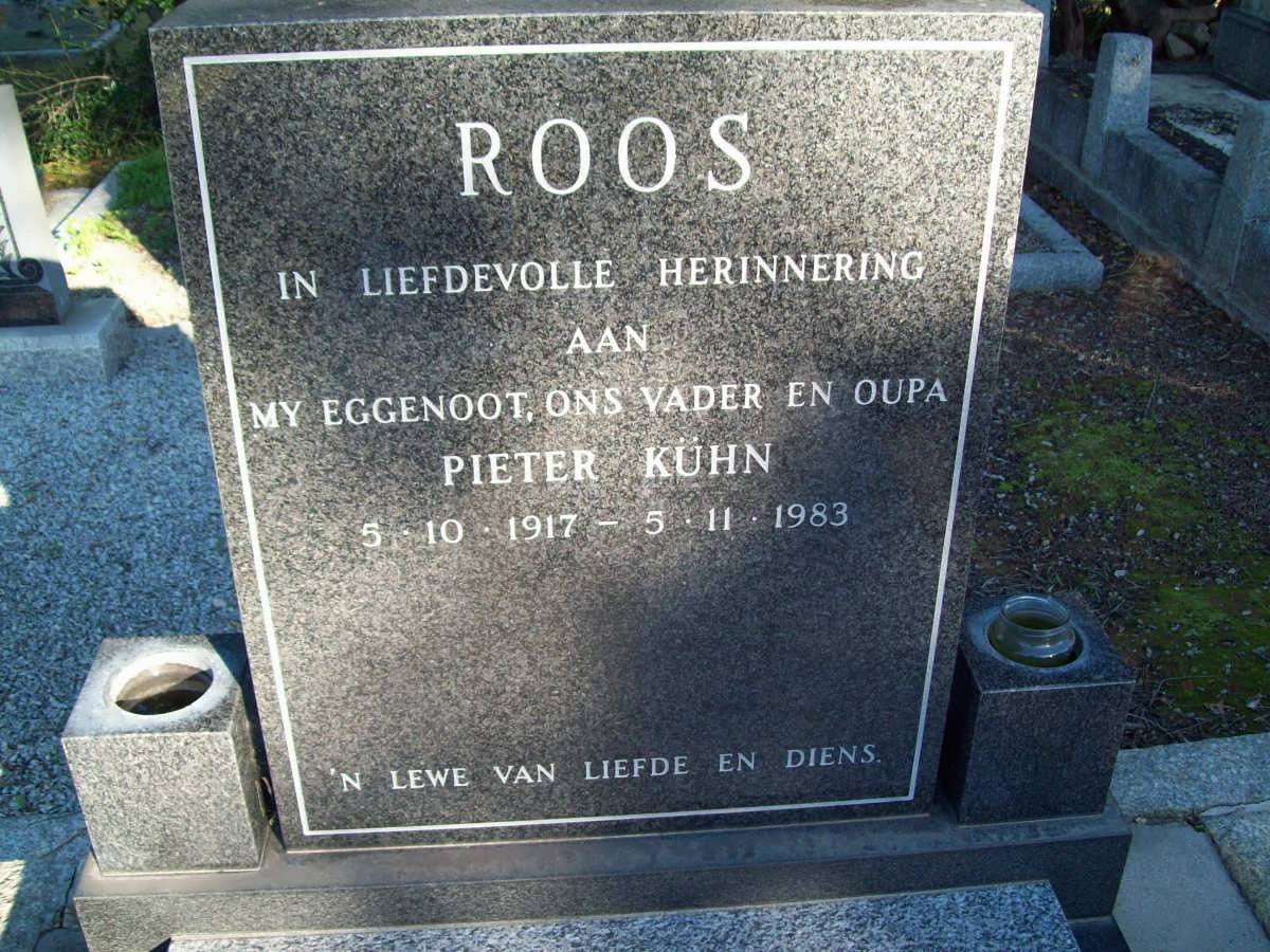 ROOS Pieter Kuhn 1917-1983