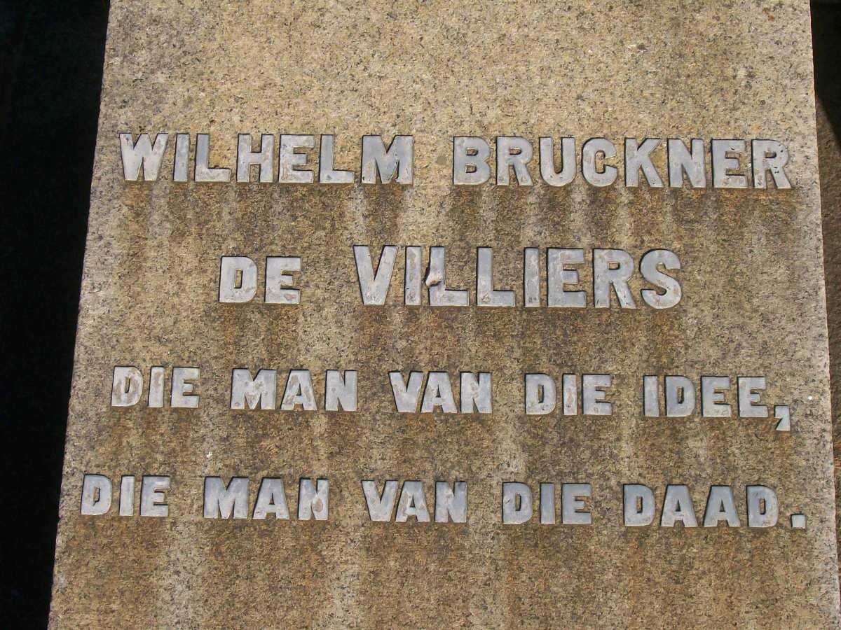 VILLIERS Wilhelm Bruckner, de 1875-1948 &amp; Christina Martinetta DE VILLIERS -1920