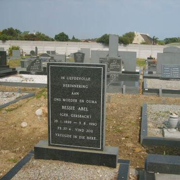 ABEL Bessie nee GERSBACH 1899-1990