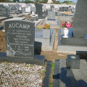 AUCAMP Susanna Van Rooyen nee BAKKES 1898-1988