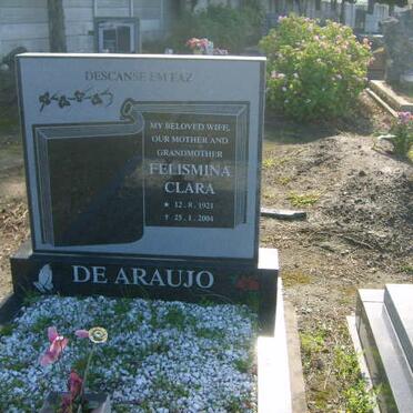 ARAUJO Felismina Clara, de 1921-2004