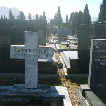 BURGER Ester 1904-198?