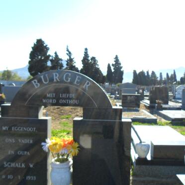 BURGER Schalk W. 1933-