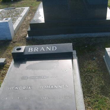 BRAND Hendrik Johannes 1913-1987