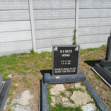 BRITS M.E. 1920-2003
