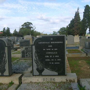 BRINK Cornelius 1895-1983