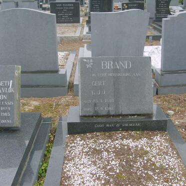 BRAND G.J.J. 1940-1980