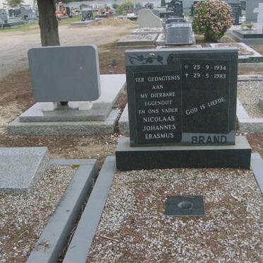 BRAND Nicolaas Johannes Erasmus 1934-1983