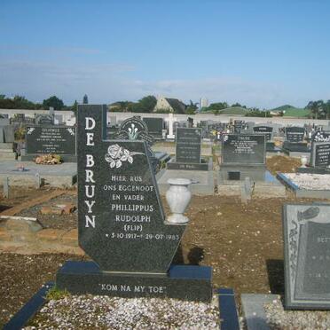 BRUYN Phillippus Rudolph, de 1917-1985