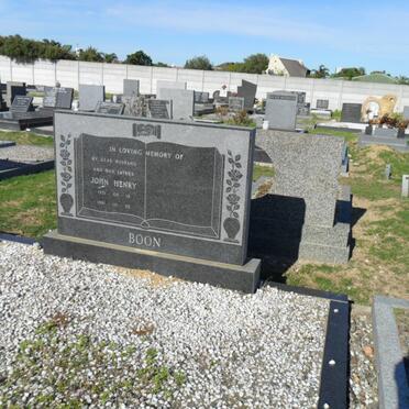 BOON John Henry 1951-1991