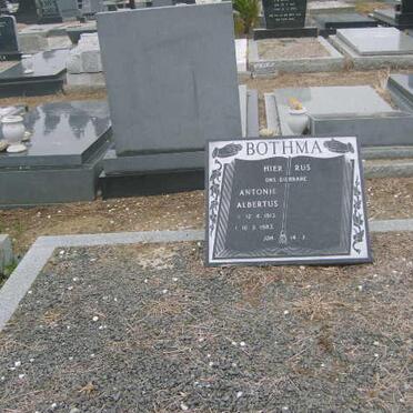 BOTHMA Antonie Albertus 1912-1982