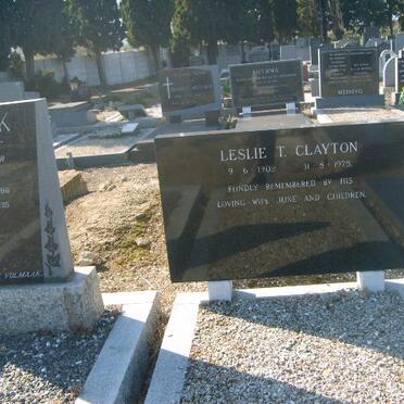 CLAYTON Leslie T. 1909-1975