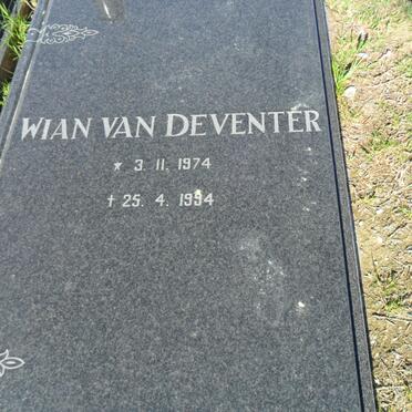 DEVENTER Wian, van 1974-1994
