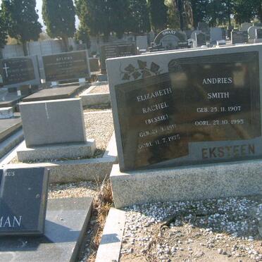 EKSTEEN Andries Smith 1907-1995 &amp; Elizabeth Rachel 1911-1975