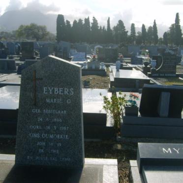 EYBERS Marie G. nee BESSELAAR 1896-1987