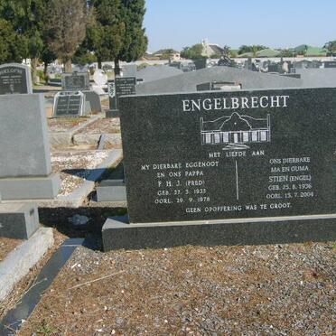 ENGELBRECHT F.H.J. 1933-1978 &amp; Stien 1936-2004
