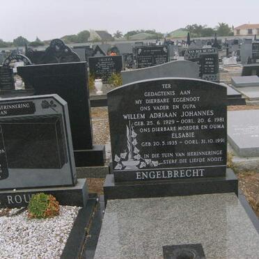 ENGELBRECHT Willem Adriaan Johannes 1929-1981 &amp; Elsabie 1935-1991