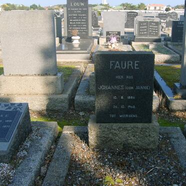 FAURE Johannes 1886-1968