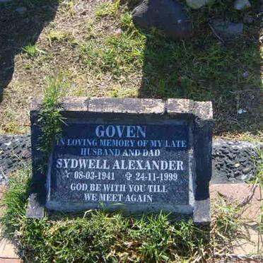 GOVEN Sydwell Alexander 1941-1999