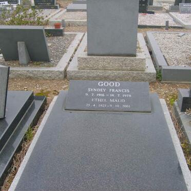 GOOD Sydney Francis 1916-1978 &amp; Ethel Maud 1921-2001