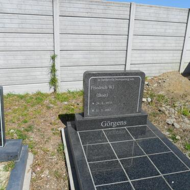 GÖRGENS Friedrich W.J.1918-2003