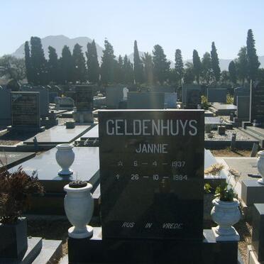 GELDENHUYS Jannie 1937-1984