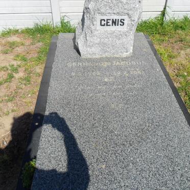GENIS Gerhardus Jacobus 1963-2002