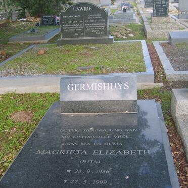 GERMISHUYS Magrieta Elizabeth 1936-1999