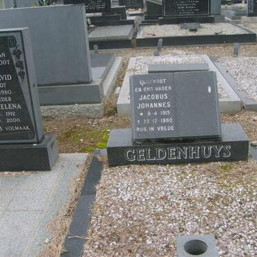 GELDENHUYS Jacobus Johannes 1915-1980