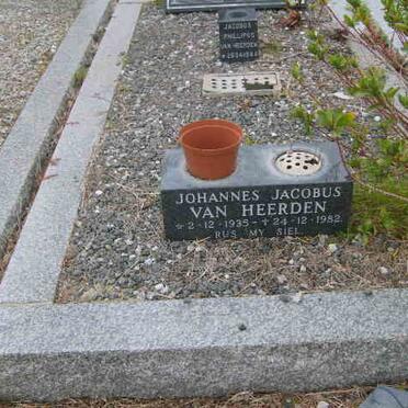 HEERDEN Johannes Jacobus, van 1935-1982