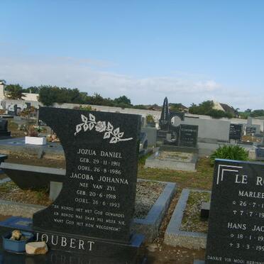 JOUBERT Jozua Daniel 1911-1986 &amp; Jacoba Johanna VAN ZYL 1918-1993