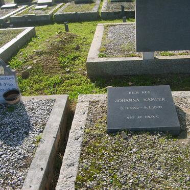 KAMFER Johanna 1892-1970