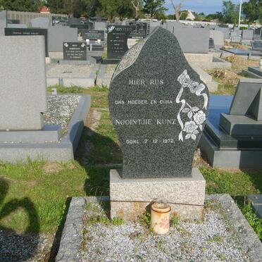 KUNZ Noointjie -1972