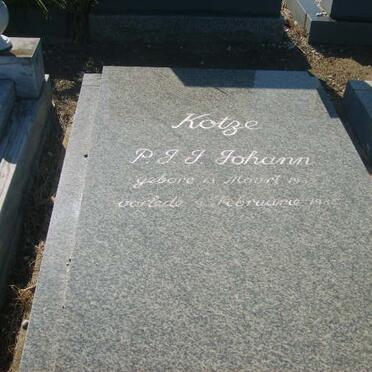 KOTZE P.J.J. 193?-1984