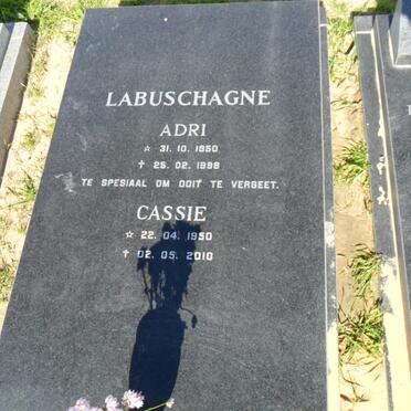 LABUSCHAGNE Adri 1950-1998 &amp; Cassie 1950-2010