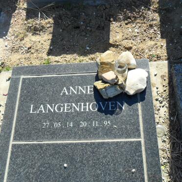LANGENHOVEN Anne 1914-1995