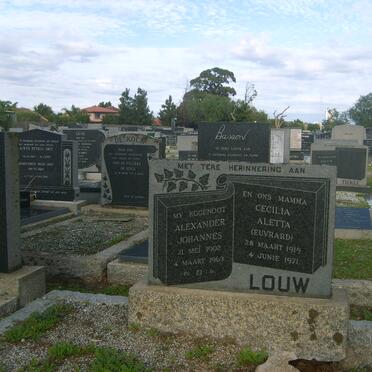 LOUW Alexander Johannes 1902-1963 &amp; Cecilia Aletta EUVRARD 1919-1971