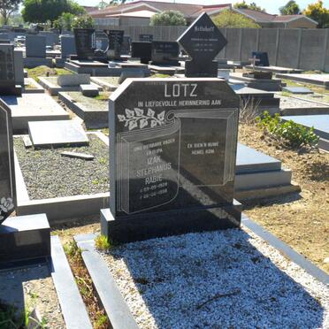 LOTZ Izak Stephanus Rabie 1928-1998