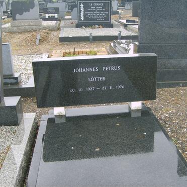 LOTTER Johannes Petrus 1927-1976