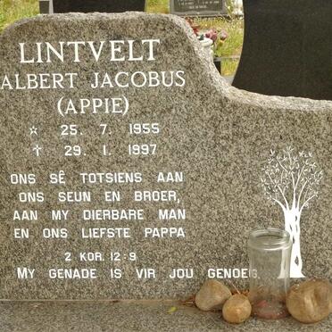LINTVELT Albert Jacobus 1955-1997