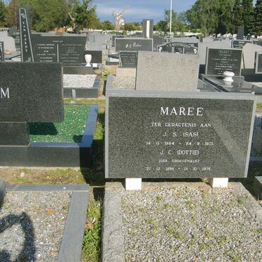 MAREE J.S. 1894-1971 &amp; J.C. GROENEWALD 1896-1976