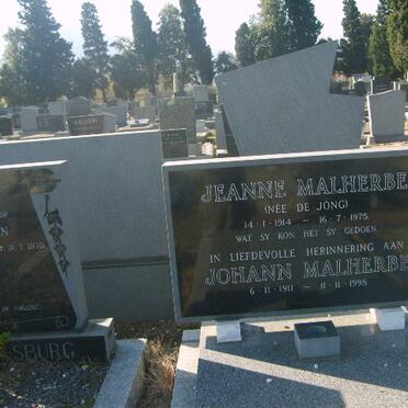 MALHERBE Johann 1911-1998 &amp; Jeanne DE JONG 1914-1975