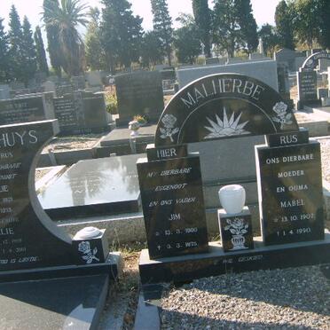 MALHERBE Jim 1903-1975 &amp; Mabel 1907-1990