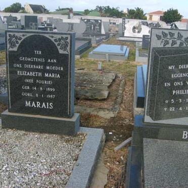 MARAIS Elizabeth Maria nee FOURIE 1899-1987